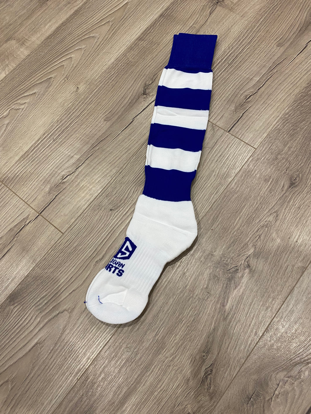 Long Socks - Blue/White