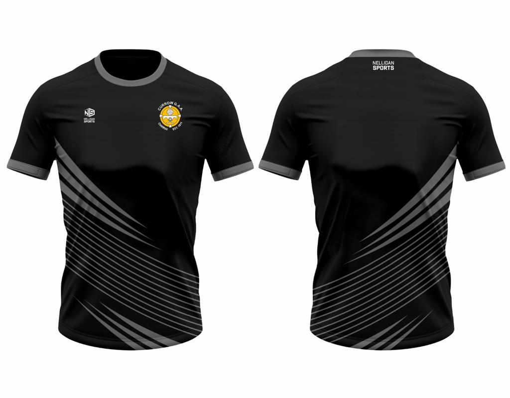 Jersey (Black/Grey) - Currow GAA