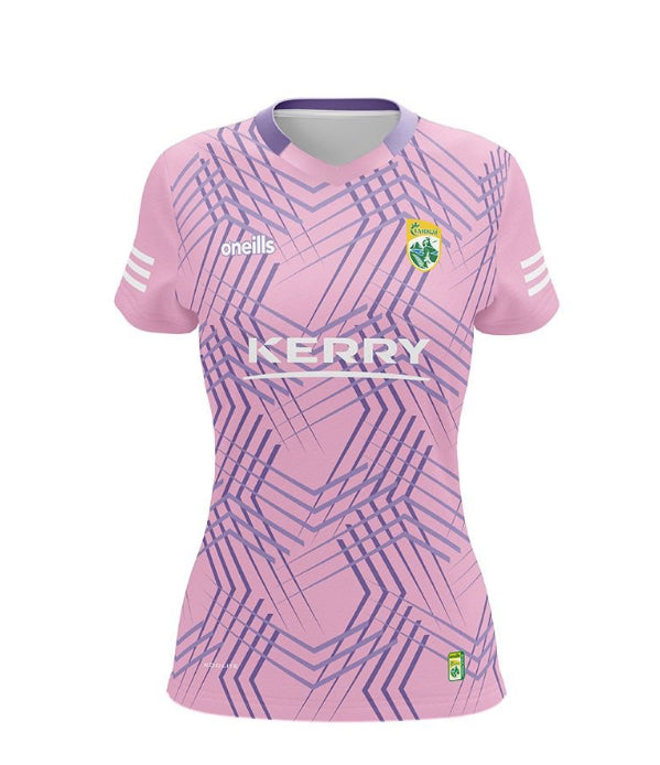 Kerry Pink Gaa Jersey Kerry GAA Nevada Hybrid Half Zip Top (Silver