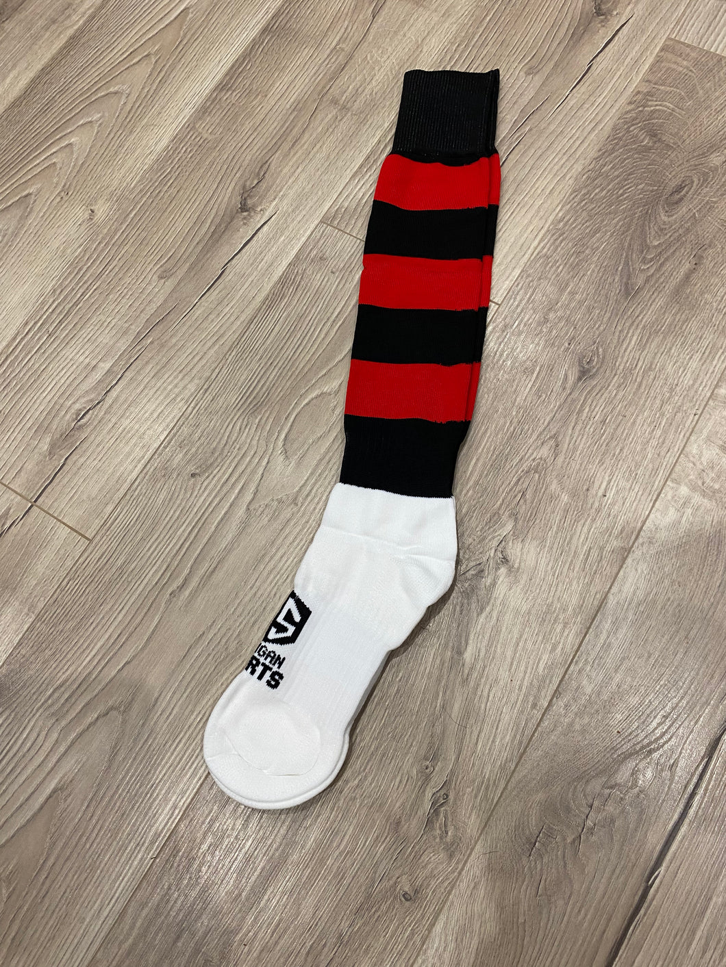 Long Socks - Black/Red