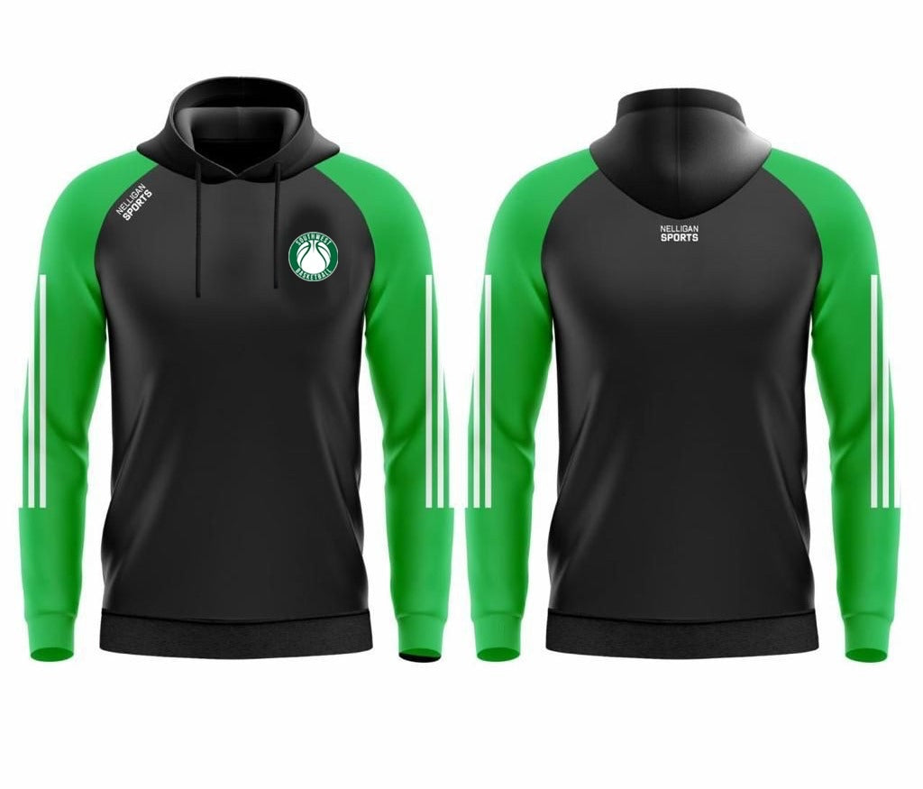 Hoodie (Black/Green Sleeves) - St Anne's FC
