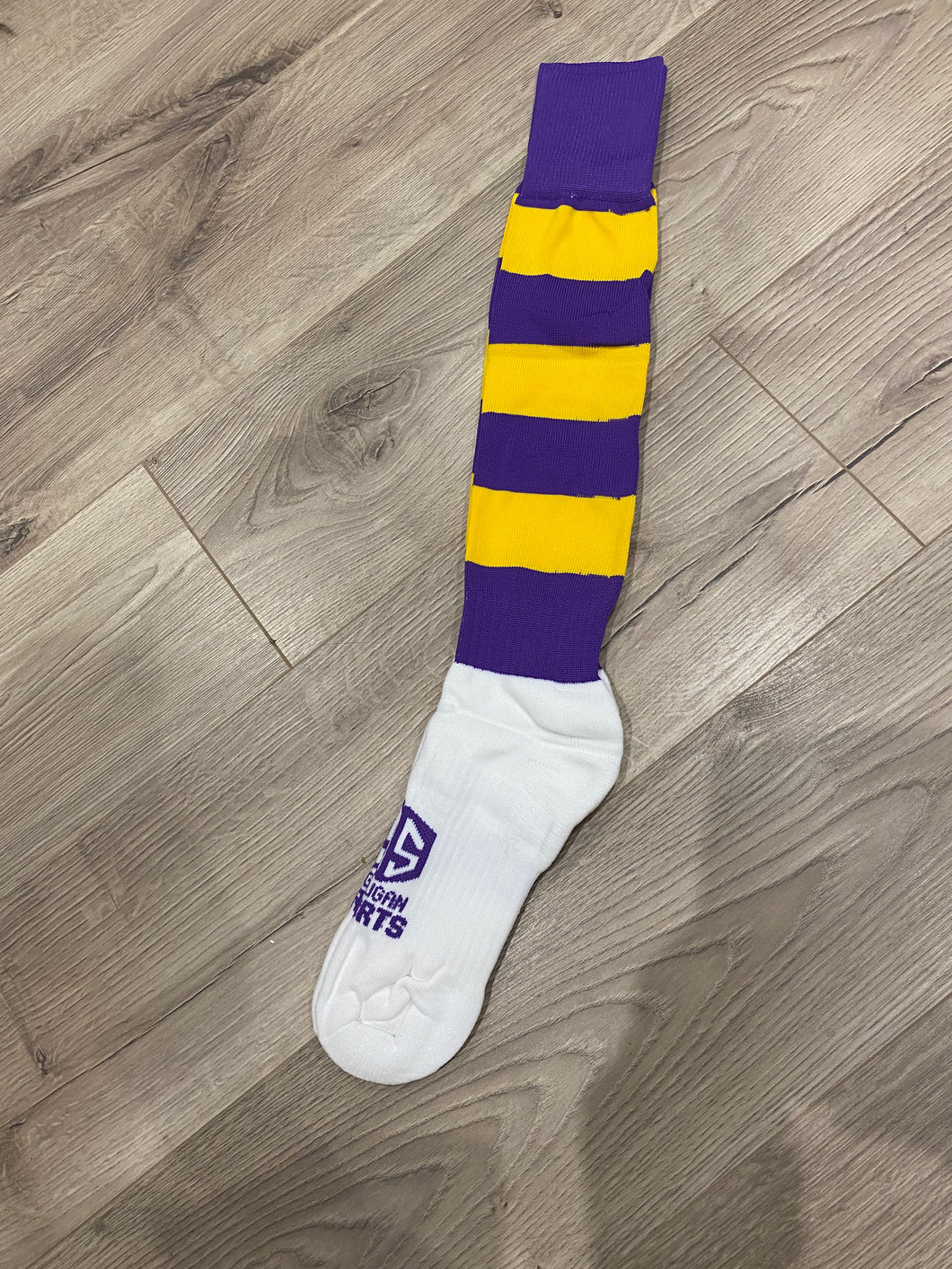 Long Socks - Purple/Gold
