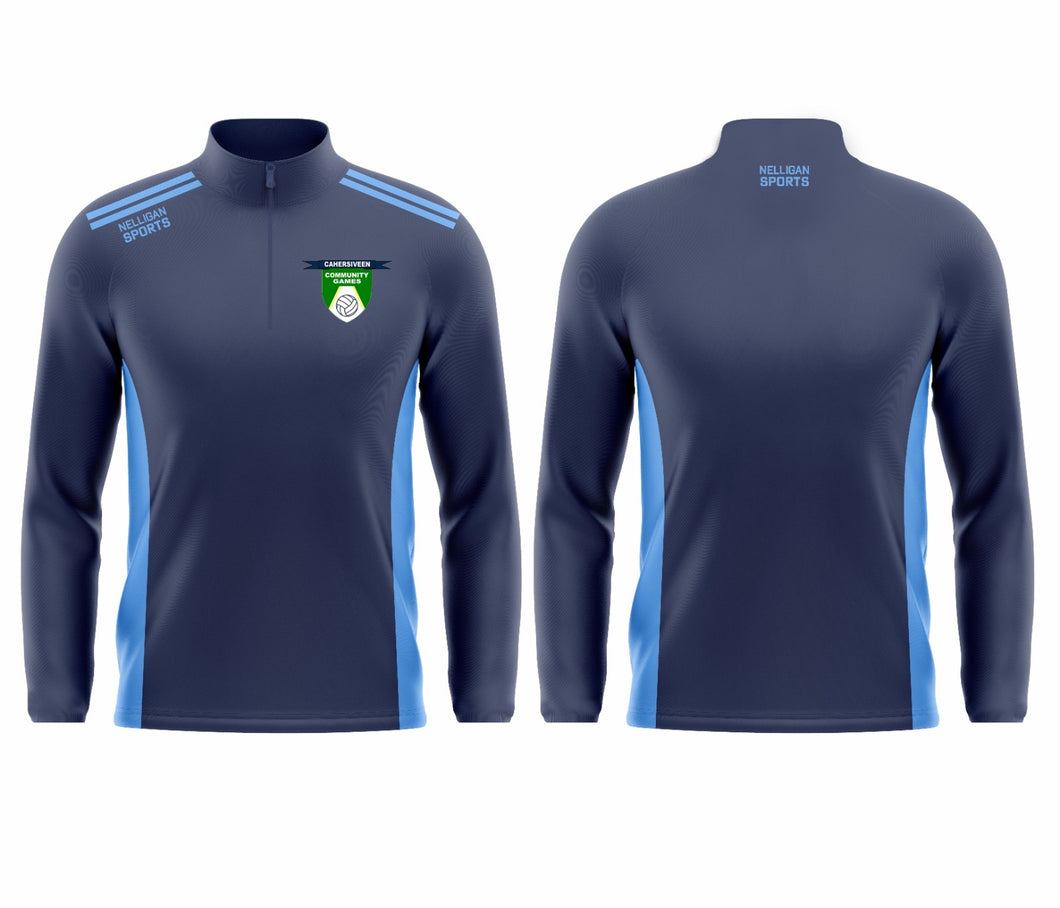 Quarter-Zip (Navy) - Cahersiveen Community Games