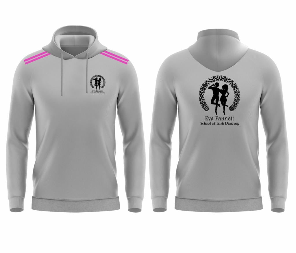 Hoodie (Grey) - Eva Pannett School of Irish Dancing