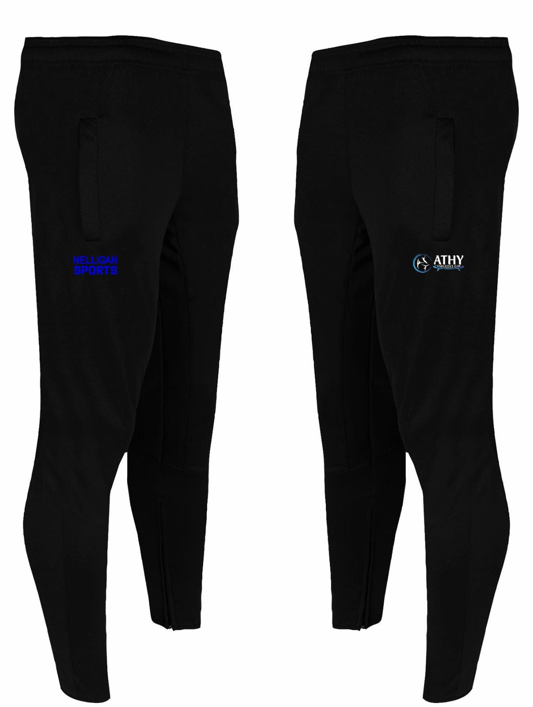 Skinnie Tracksuit Bottoms (Plain Black) - Athy Gymnastics Club