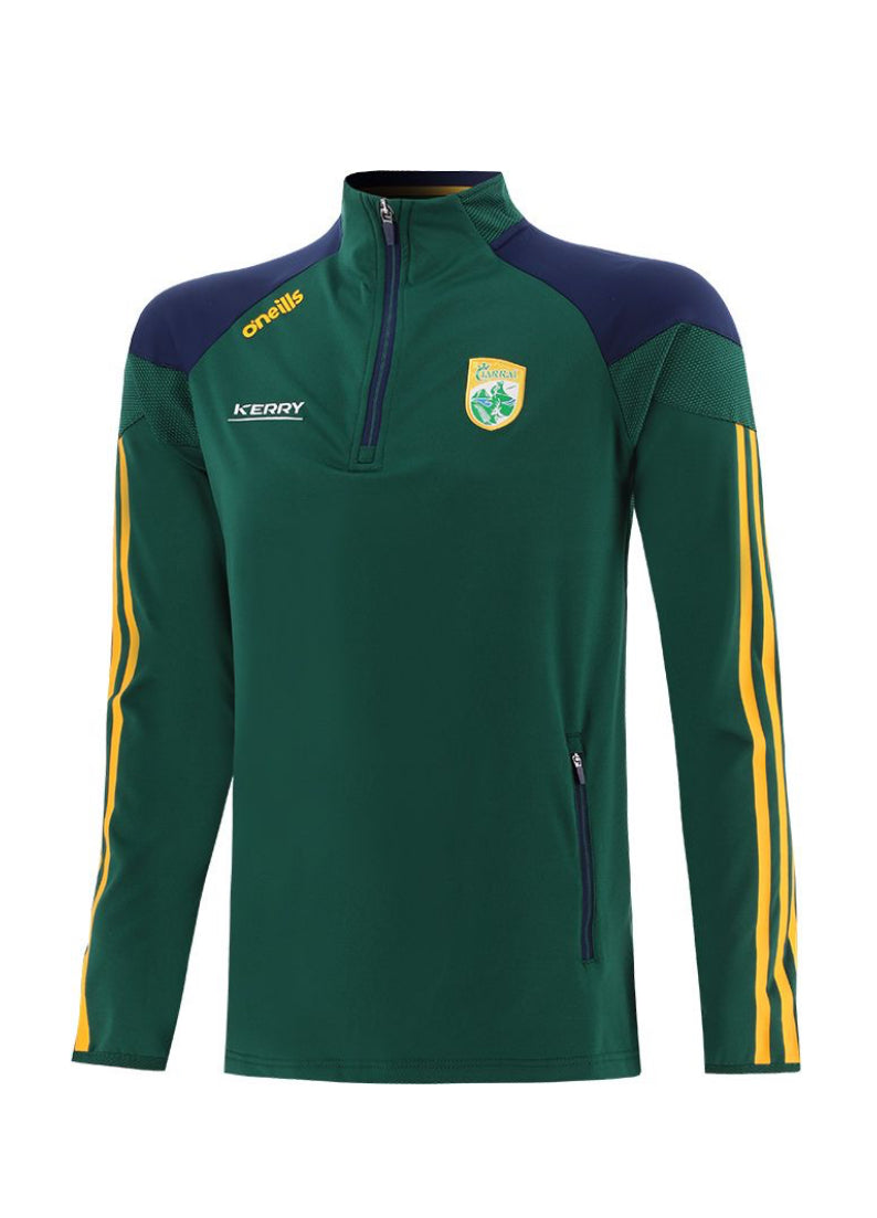 Kerry GAA Rockway Brushed Half Zip Top (Bottle/Marine/Amber)