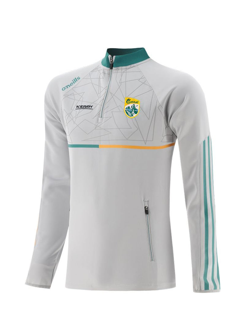 Kerry GAA Dolmen Hybrid Half Zip Top (Silver/Deep Lake/Amber)