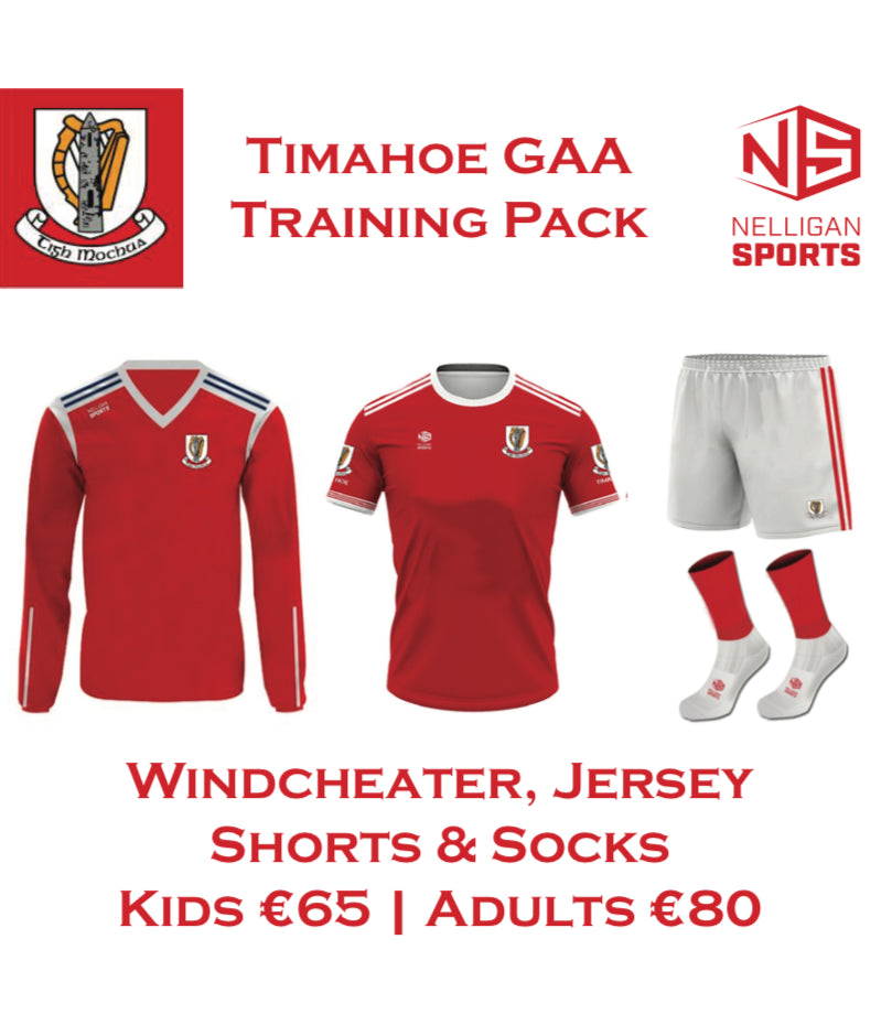 Adult Training Pack (Windcheater) - Timahoe GAA