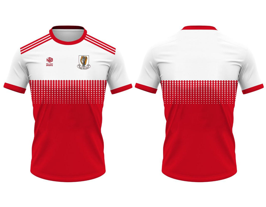 Training Jersey White over Red - Timahoe GAA