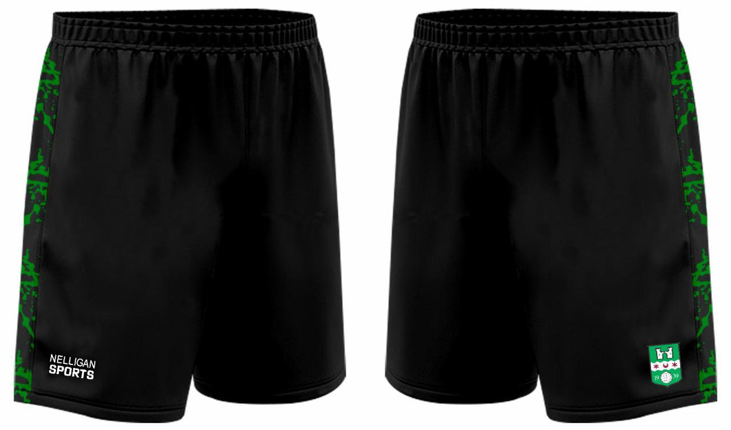Training Pack Shorts (Black/Green) - Castlemitchell GAA