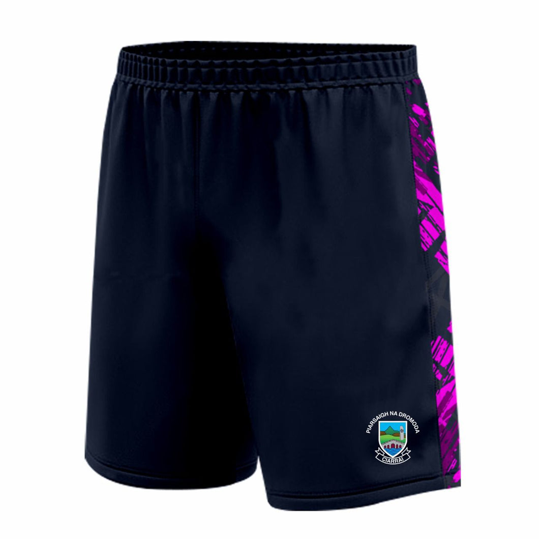 Training Shorts (Navy/Pink) - CLG Piarsaigh na Dromoda