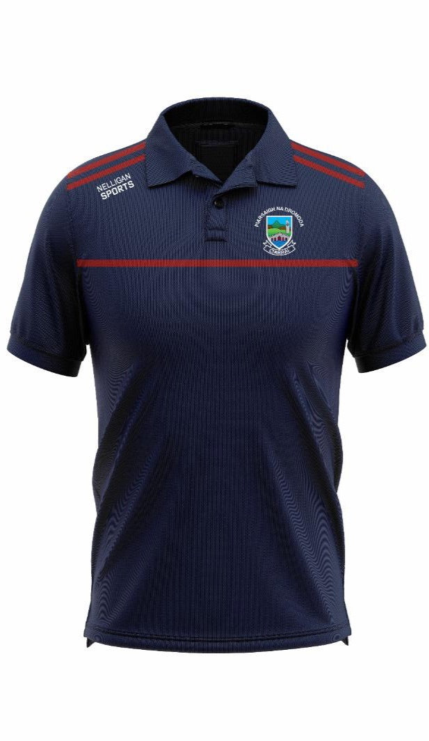 Polo Shirt (Navy/Maroon) - CLG Piarsaigh na Dromoda